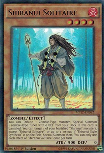 「ほぼ新品」Shiranui Solitaire - MP17-EN082 - Ultra Rare - 1st Edition - 2017 Mega(中古品)