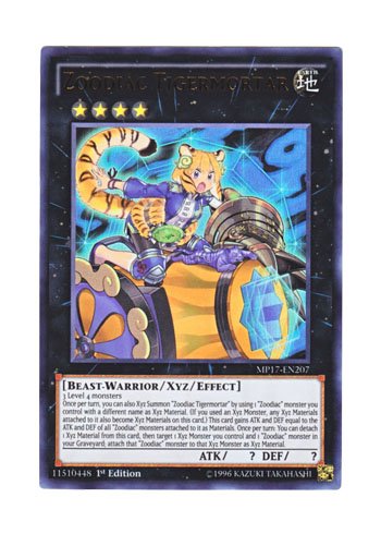 「未使用品」遊戯王 英語版 MP17-EN207 Zoodiac Tigermortar 十二獣タイグリス (ウルト (中古品)