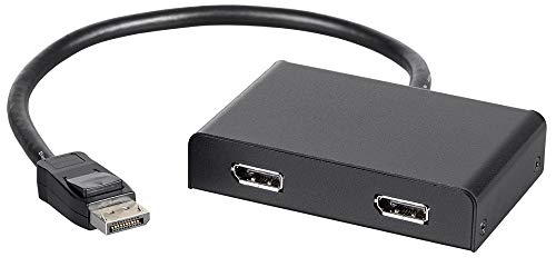 Monoprice 121972 2ポート DisplayPort 1.2 - DisplayPort マルチストリー (中古品)