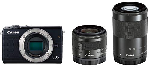 Canon ミラーレス一眼カメラ EOS M100 ダブルズームキット ブラック