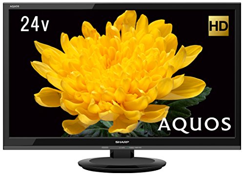 シャープ 24V型 液晶 テレビ AQUOS LC-24P5-B ハイビジョン 外付HDD対応(裏(中古品)の通販は
