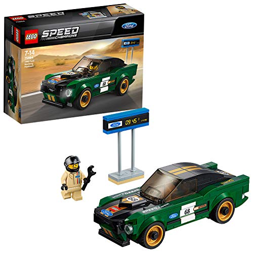 「ほぼ新品」レゴ(LEGO) スピードチャンピオン 1968 フォード・マスタング・ファストバ (中古品)
