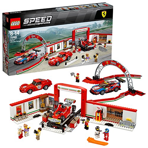 「非常に良い」レゴ(LEGO) スピードチャンピオン フェラーリ・アルティメット・ガレージ 7(中古品)