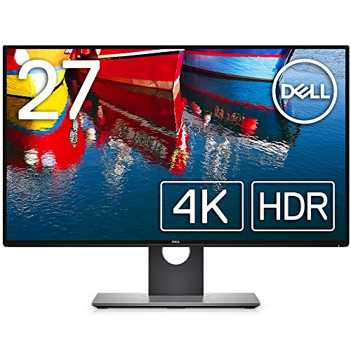 Dell モニター 27インチ 超広視野角&フレームレス/4K/IPS 非光沢/HDR10 