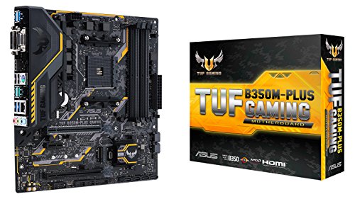 ASUS AMD B350搭載AMD AM4 対応 マザーボード TUF B350M-PLUS GAMING  mic(中古品)