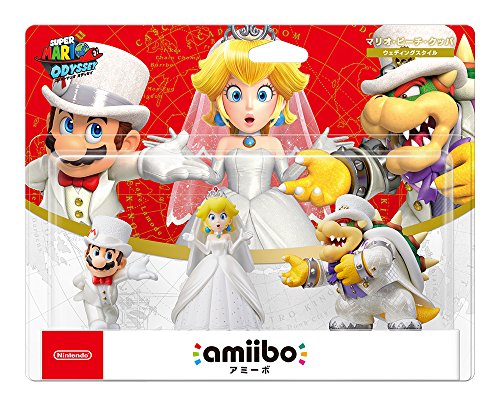 「非常に良い」amiibo トリプルウェディングセット[マリオ/ピーチ/クッパ] (スーパーマリ (中古品)