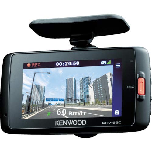 「未使用品」ケンウッド(KENWOOD) ドライブレコーダー WideQuad-HD  DRV-630(中古品)