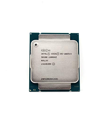 Intel SR20K XEON E5-1603V3 2.8GHZ Quad CORE LGA 2011-3 プロセッサー(中古品)