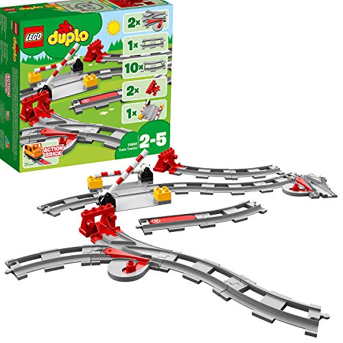 「ほぼ新品」レゴ(LEGO)デュプロ あそびが広がる! 踏切レールセット 10882(中古品)