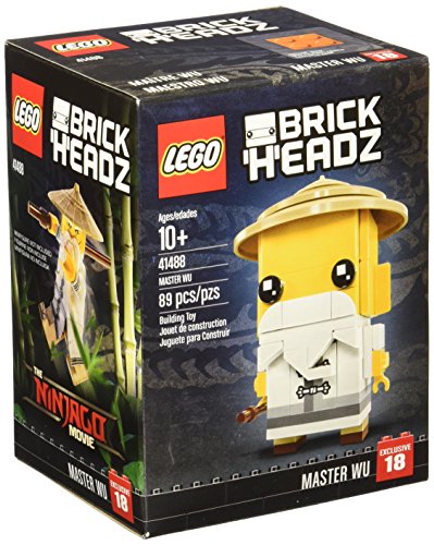 「ほぼ新品」LEGO BrickHeadz MASTER WU 41488 Ninjago Building Set(中古品)