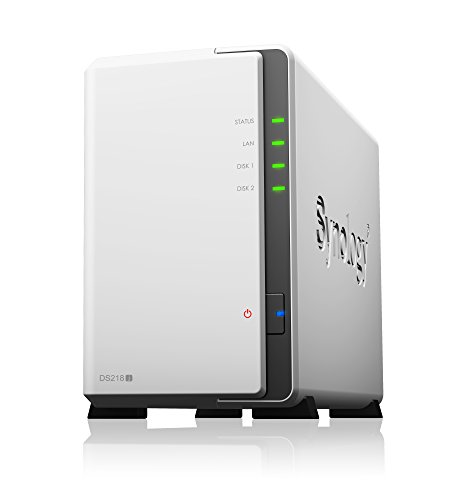 （NAS一揃いの道具）Synology DiskStation DS218j [2ベイ / デュアル中核グループ中央処理装置積み上げる (中古品)