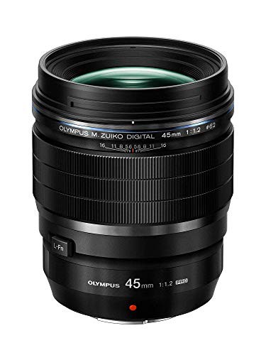 OLYMPUS 単焦点レンズ ED 45mm F1.2 防塵防滴耐低温 マイクロフォーサーズ (中古品)