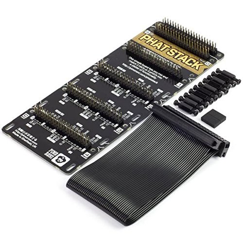 「ほぼ新品」Pimoroni pHAT Stack - Pimoroni ステッカー付き (01 組み立て済み)(中古品)