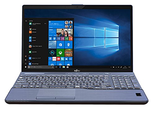 富士通 15.6型ノートパソコン　FMV LIFEBOOK AH77/B3　メタリックブルー FM(中古品)の通販は 138,520円