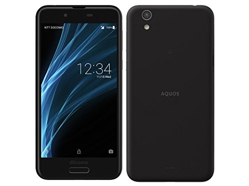 AQUOS sense SH-01K ブラック 白ロム Velvet Black 黒色 docomo(中古品)