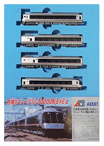 「未使用品」マイクロエース Nゲージ 小田急30000形 EXEα リニューアル 増結4両セット (中古品)