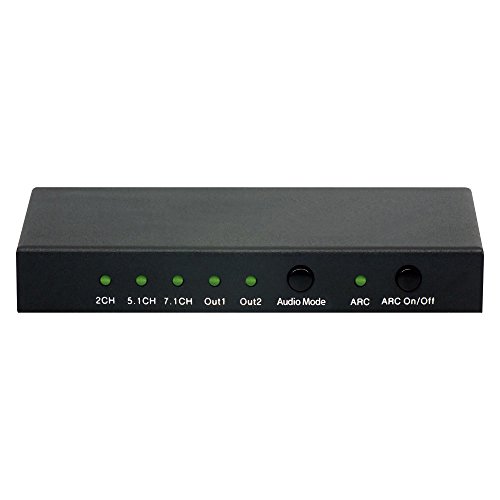 「未使用品」ラトックシステム 4K60Hz/HDCP2.2対応HDMIオーディオ分離器 RS-HD2HDA-4K(中古品)