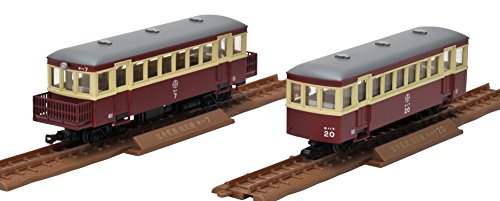 「ほぼ新品」鉄道コレクション 鉄コレ ナローゲージ80 猫屋線 キハ7・ホハフ20形 旧塗装(中古品)