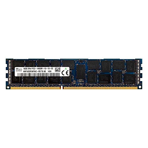 「ほぼ新品」HMT42GR7AFR4C-RD HYNIX 16GB (1X16GB) 2Rx4 PC3-14900R DDR3-1866 メモリR(中古品)