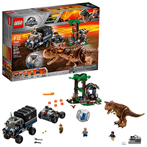 「非常に良い」LEGO Jurassic World Carnotaurus Gyrosphere Escape 75929 Building Kit 5(中古品)