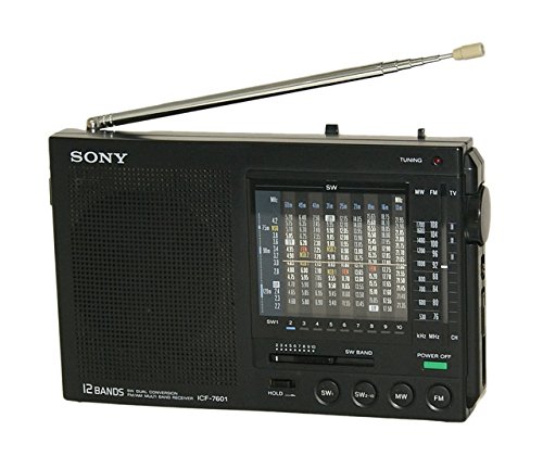 SONY ソニー　ICF-7601　高性能ポータブル受信機（FM/MW/SW10バンド）(中古品)