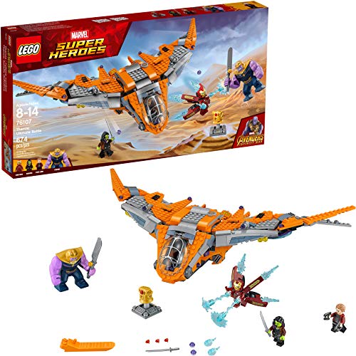 「非常に良い」LEGO Super Heroes Thanos: Ultimate Battle 76107 Building Kit (674 Piec(中古品)