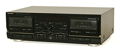 Technics テクニクス RS-TR4750-K ブラック ダブルオートリバースカセット (中古品)