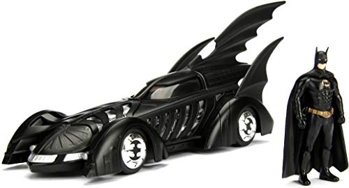 Batmobile 1995 (Batman Forever) Jada Diecast Model with Figure 1:24 98(中古品)