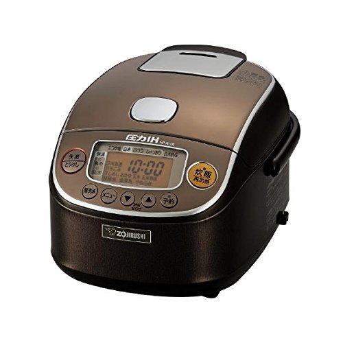 象印 圧力IH炊飯ジャー（3合炊き） ブラウンZOJIRUSHI 極め炊き NP-RL05-TA(中古品)