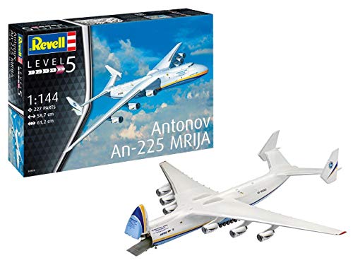 「非常に良い」ドイツレベル 1/144 アントノフAn-225 ムリーヤ 大型輸送機 プラモデル 049(中古品)