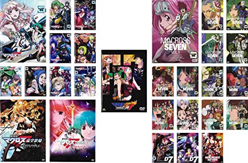 「未使用品」マクロスF フロンティア TV版 全9巻 、 劇場版 全2巻 + マクロス7 セブン T(中古品)