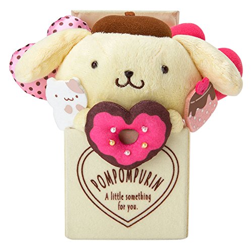 「未使用品」ポムポムプリン ぬいぐるみ(ハート)(中古品)