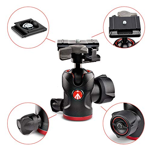 Manfrotto 自由雲台 センターボール雲台 クイックリリースプレート付属 MH4(中古品)