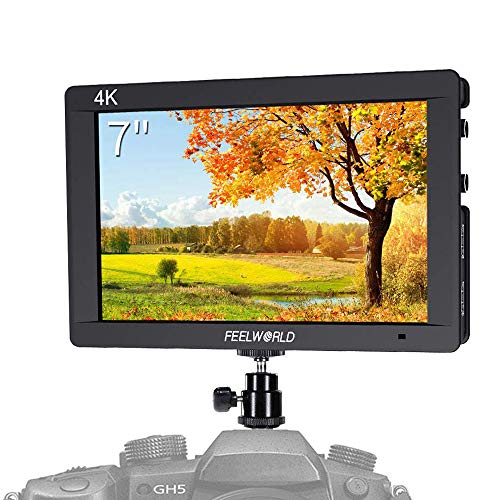 FEELWORLD FW703 カメラ フィールドモニター 7インチ 3G-SDI 4K HDMI 入力/(中古品)の通販は
