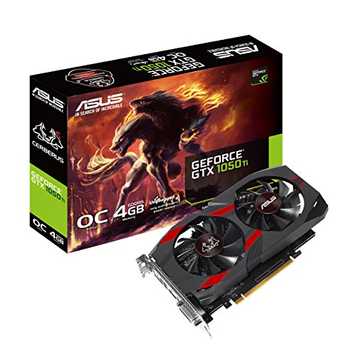 「未使用品」ASUS Nvidia GTX1050TI搭載ビデオカード CERBERUS-GTX1050TI-O4G(中古品)