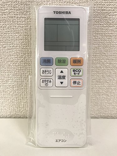 「ほぼ新品」東芝純正パーツ　エアコン用リモコン　WH-TA03EJ　43066080(中古品)