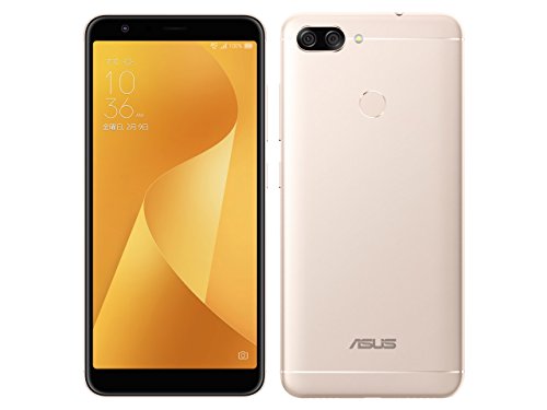 エイスース ZenFone Max Plus (M1)　サンライトゴールド（SIMフリースマー (中古品)
