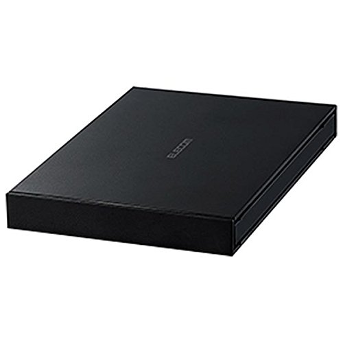 エレコム USB3.1/USB3.0対応 ポータブルハードディスク 500GB（ブラック）E(中古品)