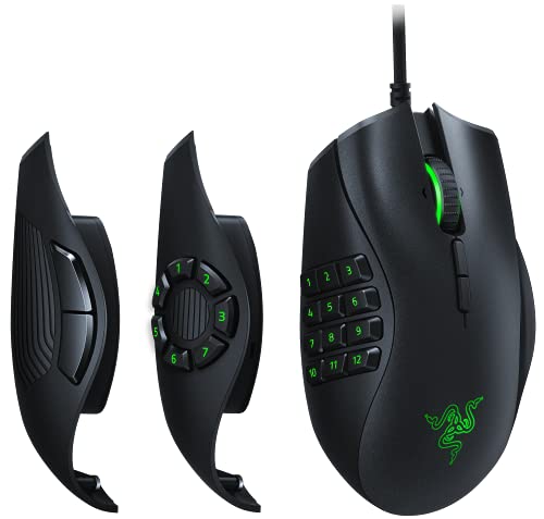「未使用品」Razer Naga Trinity サイドボタンを2/7/12ボタンに付け替え可能 MMO/MOBAゲ(中古品)