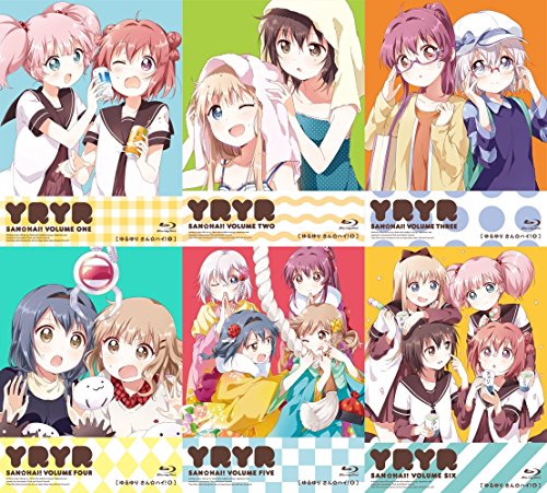 「未使用品」ゆるゆり さん☆ハイ! (完全初回限定版) 全6巻セット [ Blu-rayセット](中古品)