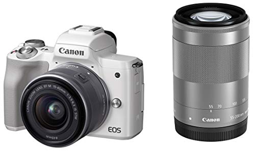 非常に良い」Canon ミラーレス一眼カメラ EOS Kiss M(ホワイト