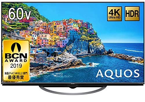 シャープ ?液晶 テレビ 4K Android TV 回転式スタンド 2018年モデル AQUOS (中古品)