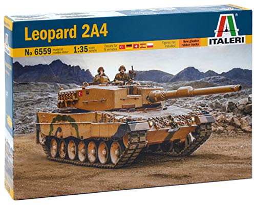 「未使用品」タミヤ イタレリ 1/35 ミリタリーシリーズ No.6559 レオパルト 2A4 プラモ (中古品)