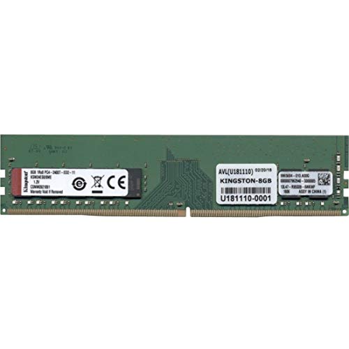 キングストン KSM24ES8/8ME 8GB DDR4 2400MHz ECC CL17 1.2V Unbuffered DI(中古品)
