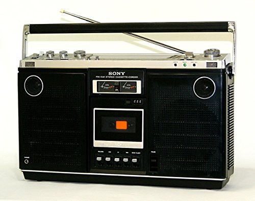 SONY ソニー　CF-6500　FM/AMステレオラジオカセット　STEREO ZILBA'P ジル(中古品)