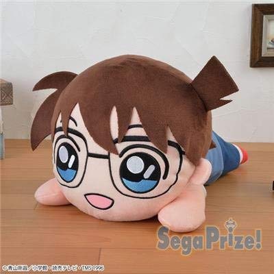 「未使用品」名探偵コナン　メガジャンボ寝そべりぬいぐるみ　江戸川コナン　夏服Ver.(中古品)