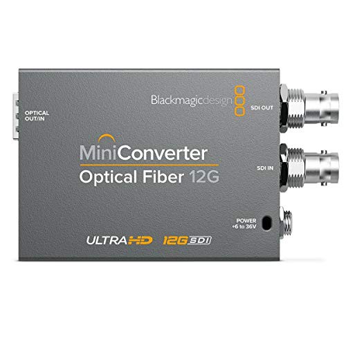 Blackmagic Design コンバーター Mini Converter Optical Fiber 12G CONVM(中古品)