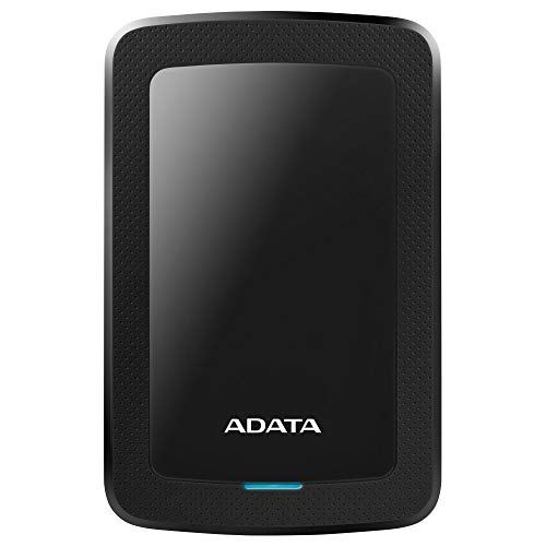 「ほぼ新品」ADATA HV300 外付け ポータブル HDD 2TB AHV300-2TU31-CBK ブラック(中古品)