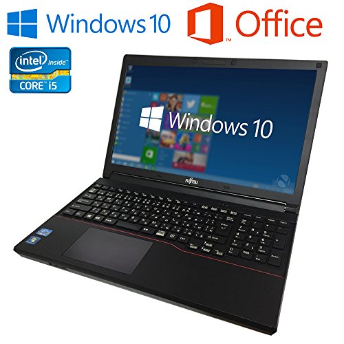 富士通 A573/G /最新OS Win10 搭載/テンキー/ (中古品)