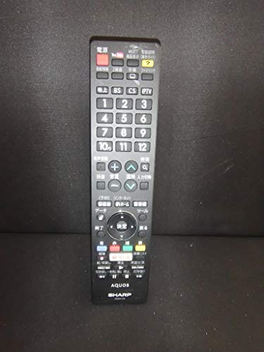 「ほぼ新品」SHARP 液晶テレビ(AQUOS) 純正リモコン GB251SA RRMCGB251WJSA (0106380524(中古品)